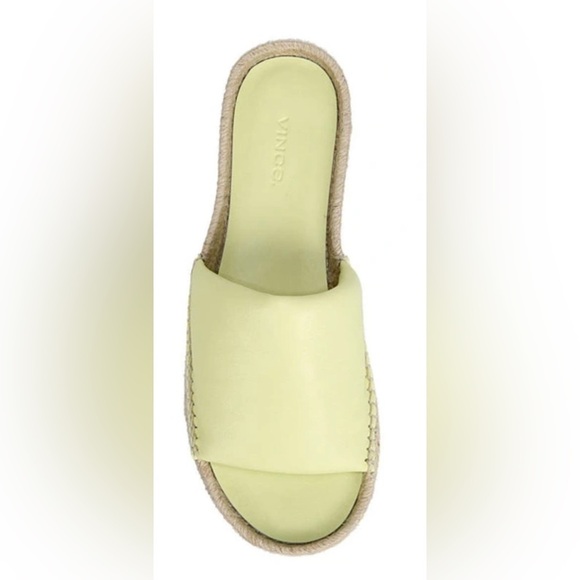 Vince Women's Jesse Slide Espadrille Sandals Shoes palelemon - Picture 3 of 8